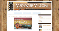Desktop Screenshot of mediocremusician.com